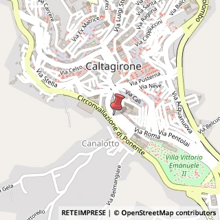 Mappa Via porta vento 20, 95041 Caltagirone, Catania (Sicilia)