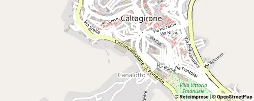 Mappa Caltagirone