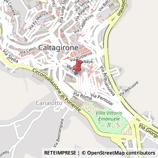Mappa Via San Antonino, 7, 95041 Caltagirone, Catania (Sicilia)