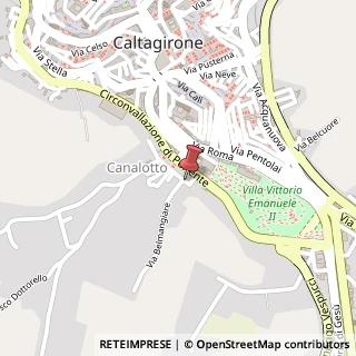 Mappa Via Tapinelle,  1, 95041 Caltagirone, Catania (Sicilia)