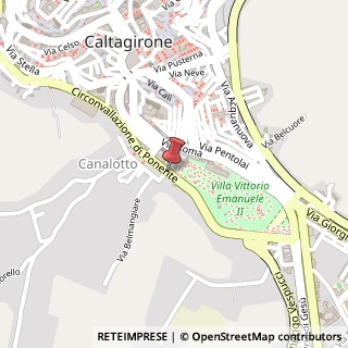Mappa Via Circonvallazione, 328, 95041 Caltagirone, Catania (Sicilia)