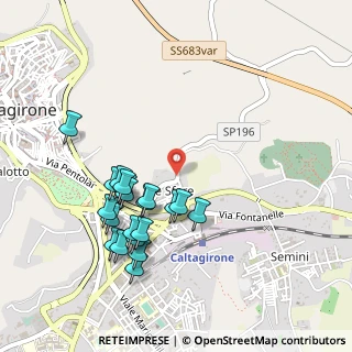Mappa Via Sfere, 95041 Caltagirone CT, Italia (0.553)