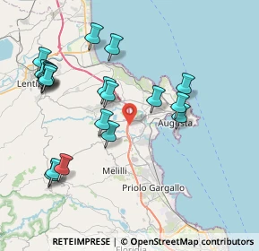 Mappa Contrada Remingato, 96011 Augusta SR, Italia (9.6175)