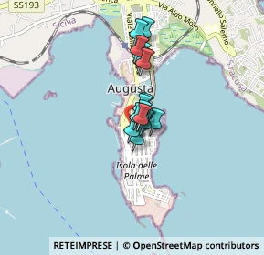 Mappa Vicolo Lavaggi, 96011 Augusta SR, Italia (0.55333)