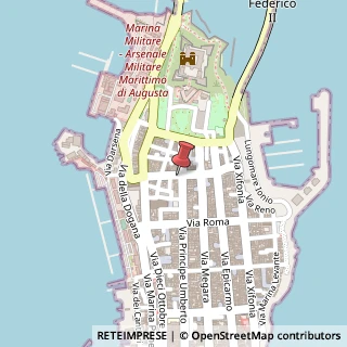 Mappa Via Garibaldi, 43, 96011 Augusta, Siracusa (Sicilia)