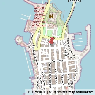 Mappa Via Principe Umberto, 60, 96011 Augusta, Siracusa (Sicilia)