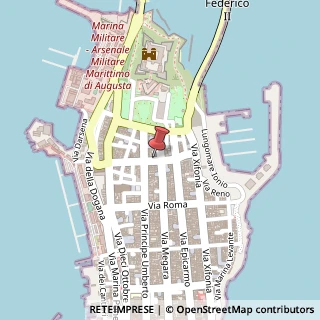 Mappa Via Garibaldi, 82, 96011 Augusta, Siracusa (Sicilia)
