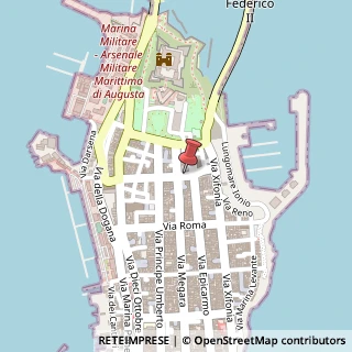 Mappa Via Garibaldi, 94, 96011 Augusta, Siracusa (Sicilia)