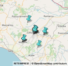 Mappa Via Giorgio Arcoleo, 95041 Caltagirone CT, Italia (7.75933)