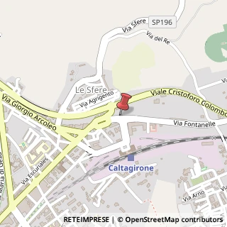 Mappa Via Fontanelle, 11, 95041 Caltagirone, Catania (Sicilia)