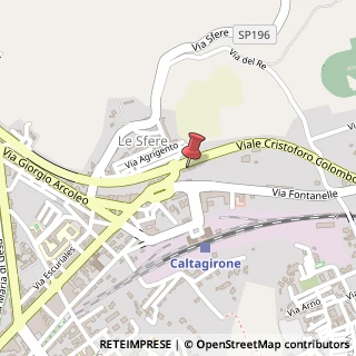 Mappa Via Cristoforo Colombo, sn, 95041 Caltagirone, Catania (Sicilia)