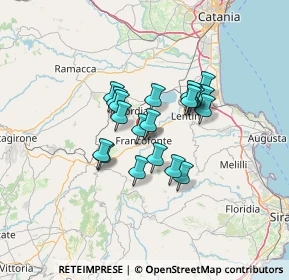 Mappa Corso Vittorio Emanuel III, 96015 Francofonte SR, Italia (10.6185)