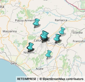 Mappa Via Secusio, 95041 Caltagirone CT, Italia (8.6305)