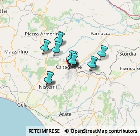Mappa Via Secusio, 95041 Caltagirone CT, Italia (8.87235)