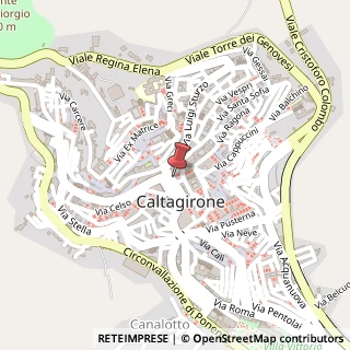 Mappa Via Perticone, 3, 95041 Caltagirone, Catania (Sicilia)