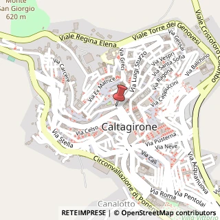 Mappa Via San Bonaventura, 3, 95041 Caltagirone, Catania (Sicilia)