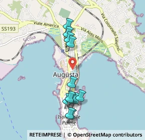 Mappa Via Trieste, 96011 Augusta SR, Italia (1.07833)