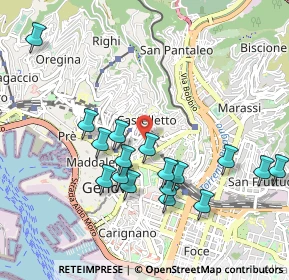 Mappa Via Mameli Goffredo, 16122 Genova GE, Italia (1.00412)