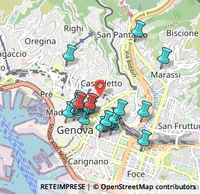 Mappa Via Mameli Goffredo, 16122 Genova GE, Italia (0.7815)