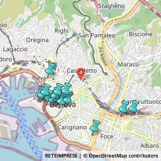 Mappa Via Pastrengo, 16122 Genova GE, Italia (1.11438)