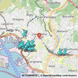 Mappa Via Mameli Goffredo, 16122 Genova GE, Italia (1.086)