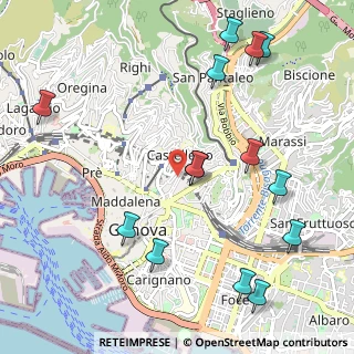 Mappa Via Pastrengo, 16122 Genova GE, Italia (1.29571)