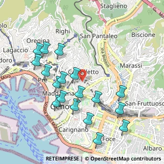 Mappa Via Pastrengo, 16122 Genova GE, Italia (1.05667)