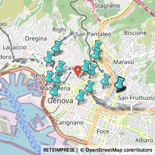 Mappa Via Mameli Goffredo, 16122 Genova GE, Italia (0.8505)