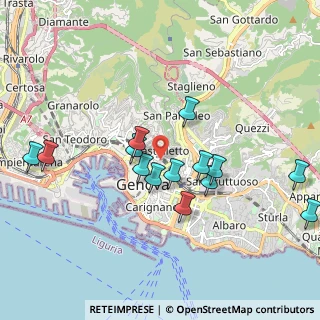 Mappa Via Mameli Goffredo, 16122 Genova GE, Italia (1.89357)