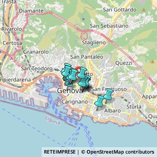 Mappa Via Pastrengo, 16122 Genova GE, Italia (0.89063)