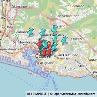 Mappa Via Mameli Goffredo, 16122 Genova GE, Italia (0.921)