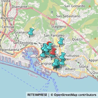Mappa Via Pastrengo, 16122 Genova GE, Italia (1.25625)