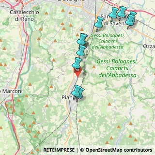 Mappa Via del Sassetto, 40065 Pianoro BO, Italia (4.525)
