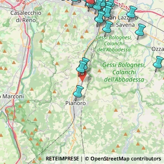 Mappa Via del Sassetto, 40065 Pianoro BO, Italia (6.453)