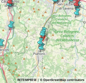 Mappa Via del Sassetto, 40065 Pianoro BO, Italia (6.761)