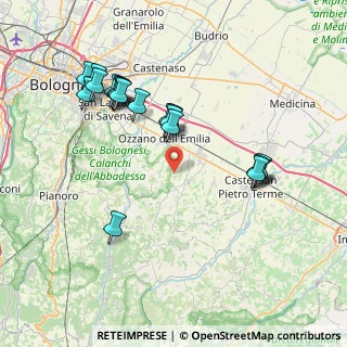 Mappa Via Panzacchi, 40064 Ozzano dell'Emilia BO, Italia (8.02789)