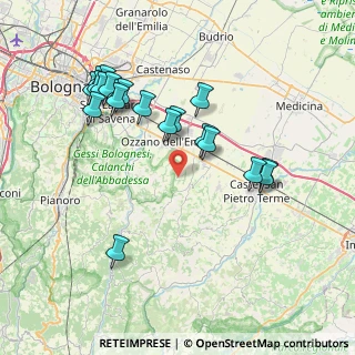Mappa Via Panzacchi, 40064 Ozzano dell'Emilia BO, Italia (8.075)