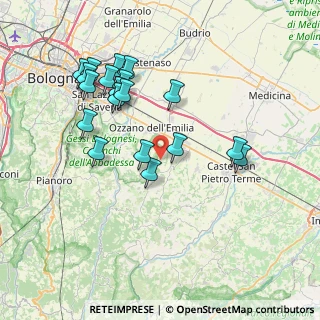 Mappa Via Panzacchi, 40064 Ozzano dell'Emilia BO, Italia (7.76158)