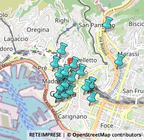 Mappa Via Agostino Bertani, 16125 Genova GE, Italia (0.7225)