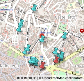 Mappa Piazza dei Cappuccini, 16125 Genova GE, Italia (0.3)