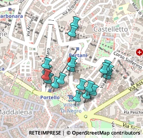 Mappa Via Agostino Bertani, 16125 Genova GE, Italia (0.2035)