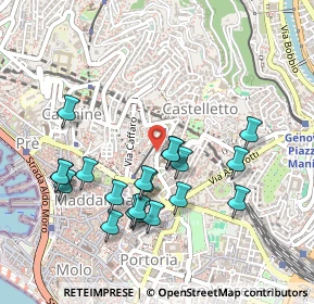 Mappa Via Agostino Bertani, 16125 Genova GE, Italia (0.4845)