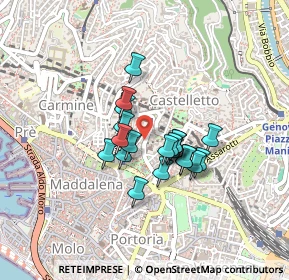 Mappa Via Agostino Bertani, 16125 Genova GE, Italia (0.2985)