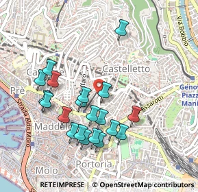 Mappa Piazza dei Cappuccini, 16122 Genova GE, Italia (0.469)