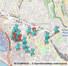 Mappa Via Agostino Bertani, 16125 Genova GE, Italia (0.54)