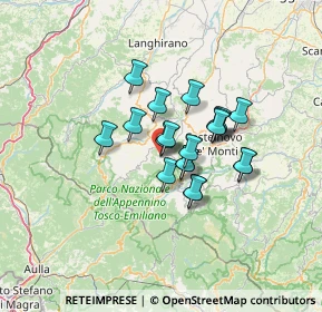 Mappa Via G. Baisi, 42030 Ramiseto RE, Italia (9.365)