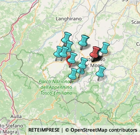 Mappa Via G. Baisi, 42030 Ramiseto RE, Italia (8.8225)