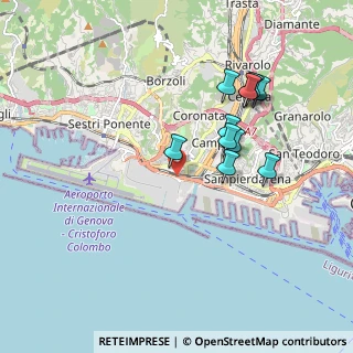 Mappa Via della Superba, 16152 Genova GE, Italia (1.74636)