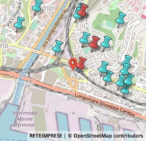 Mappa Via Stefano Dondero, 16151 Genova GE, Italia (0.586)