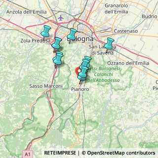 Mappa Via Giovanni Amendola, 40065 Pianoro BO, Italia (5.46455)